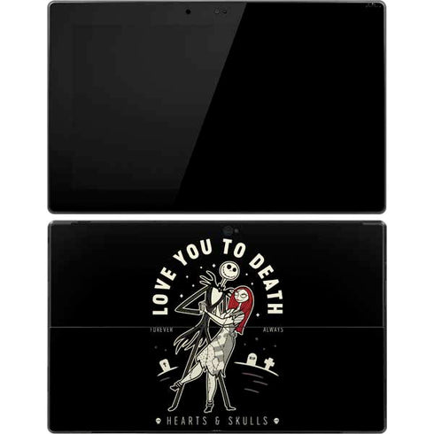 Disney The Nightmare Before Christmas Love You To Death Surface Pro Tablet Skin